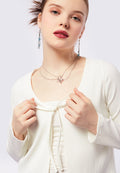 Tie Front Long Sleeve Cardigan
