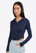 Zipped Up Hoodie Jacket
