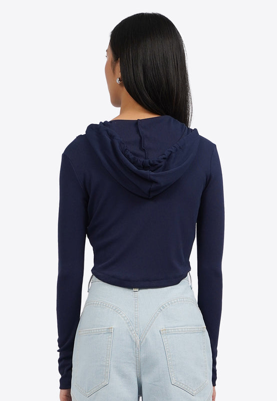 Zipped Up Hoodie Jacket