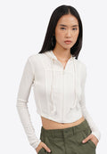 Zipped Up Hoodie Jacket