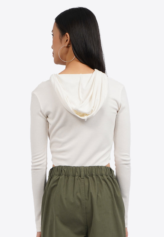 Zipped Up Hoodie Jacket