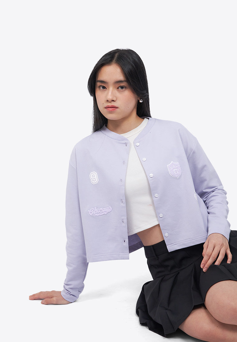 Button Up Patches Cardigan