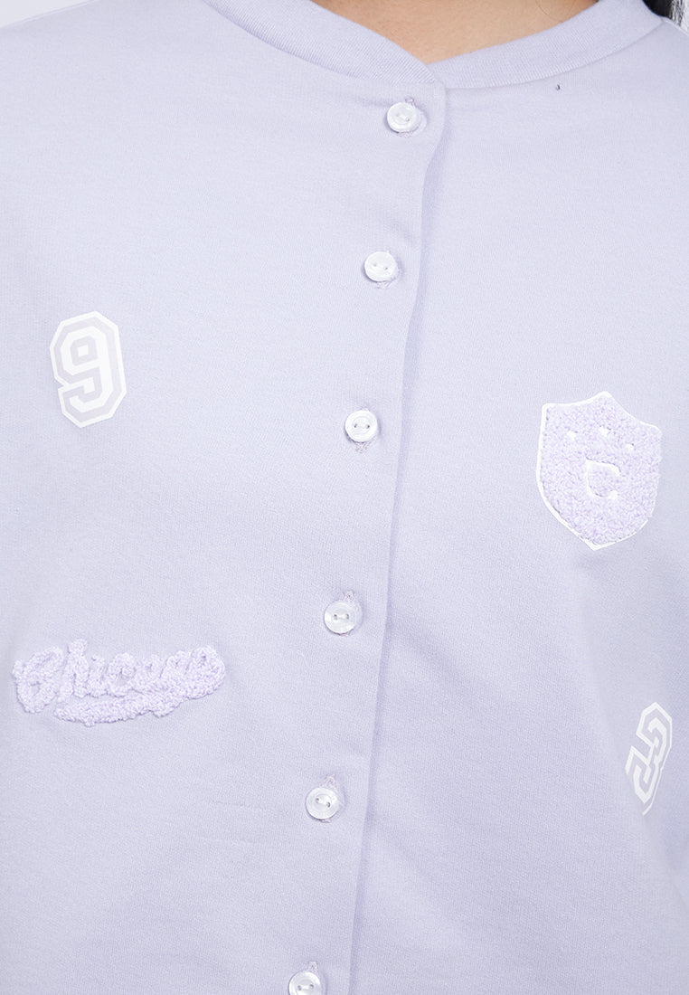 Button Up Patches Cardigan