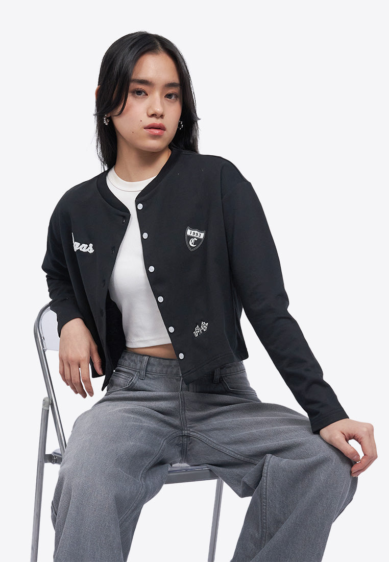 Button Up Patches Cardigan