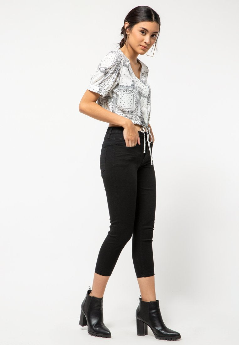 Capri Denim Pants
