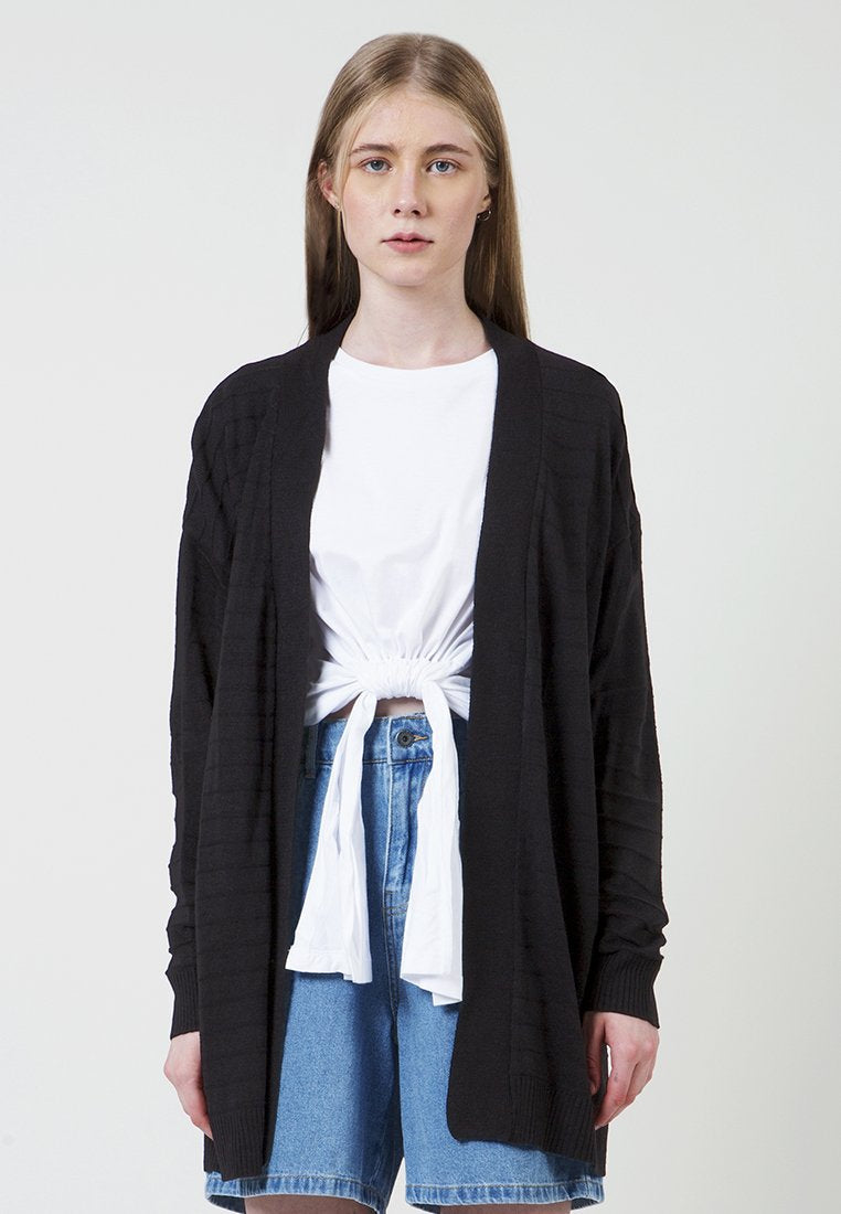 Black Loose Cardigan