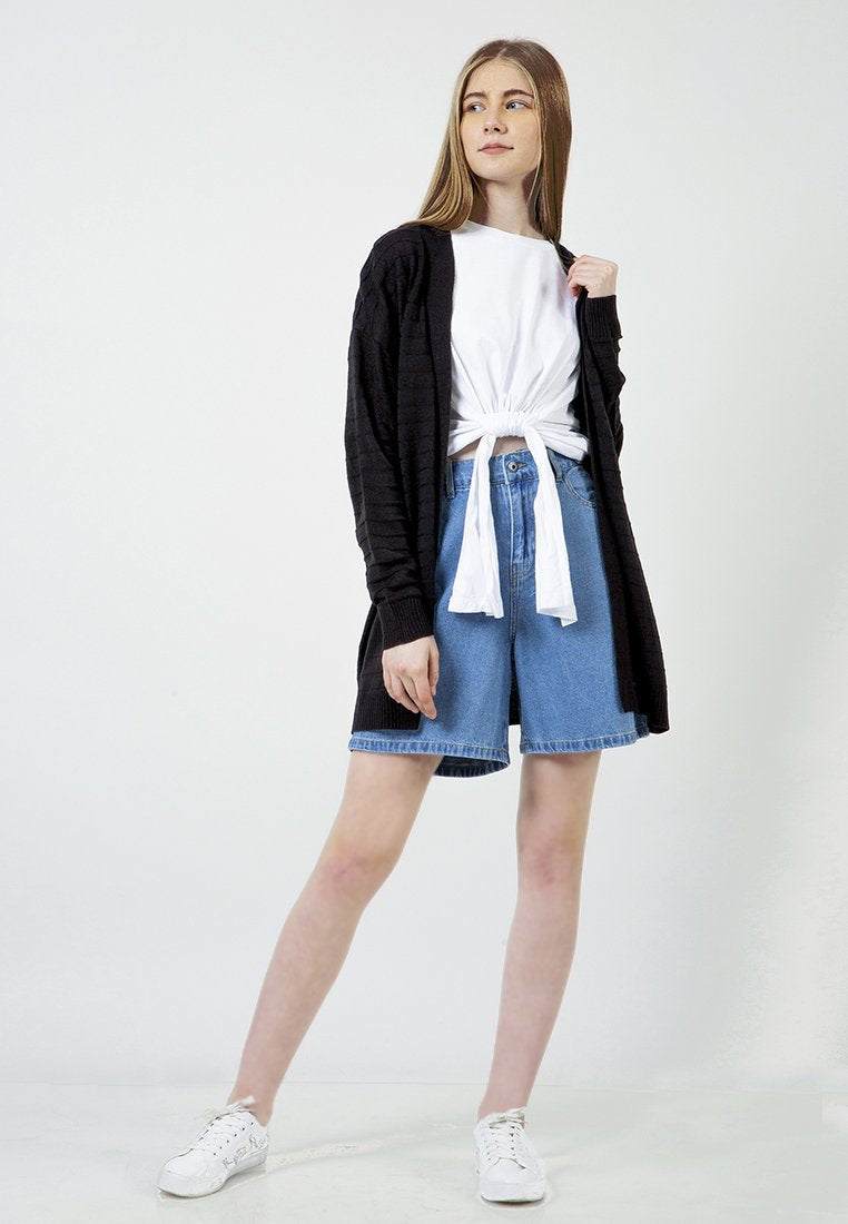 Black Loose Cardigan