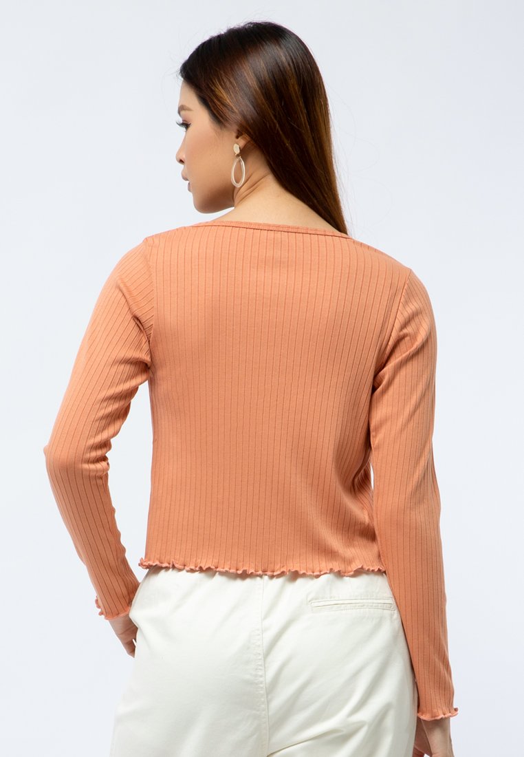 Tied Rib Cardigan