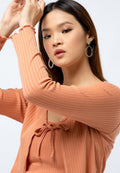 Tied Rib Cardigan