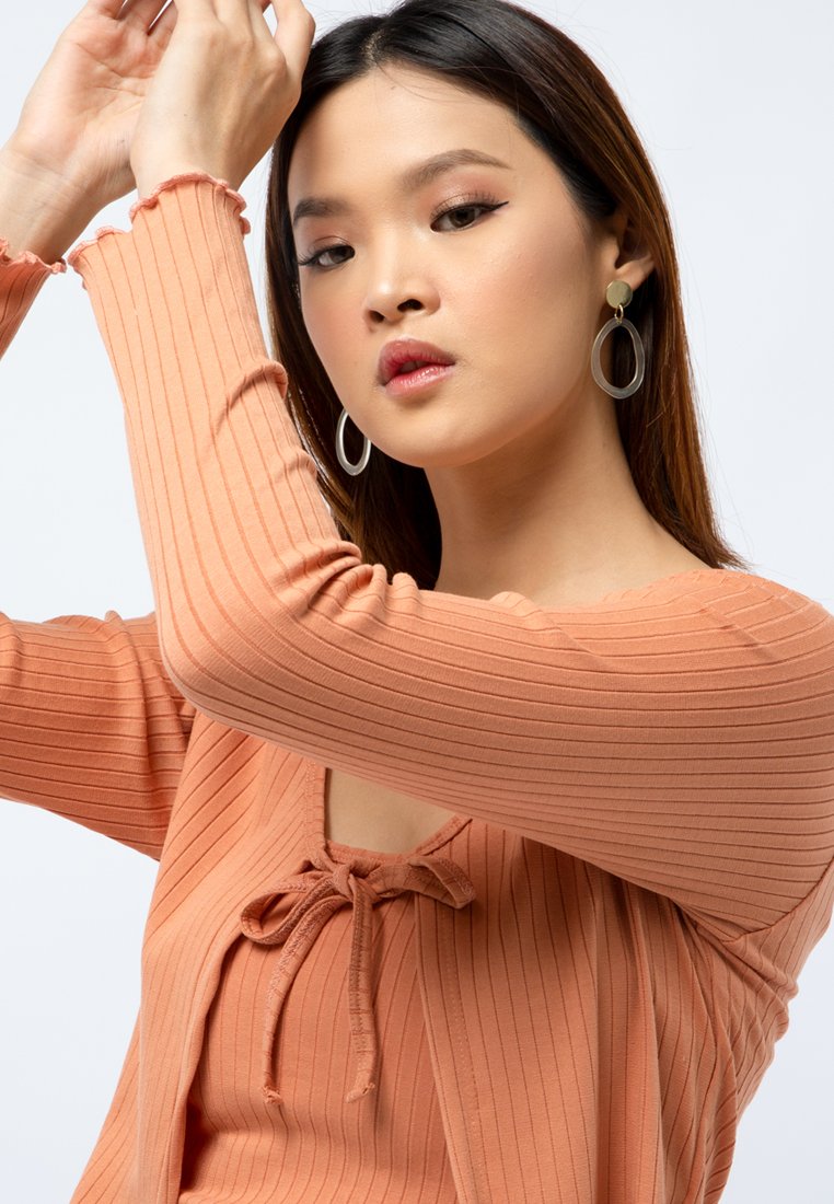Tied Rib Cardigan