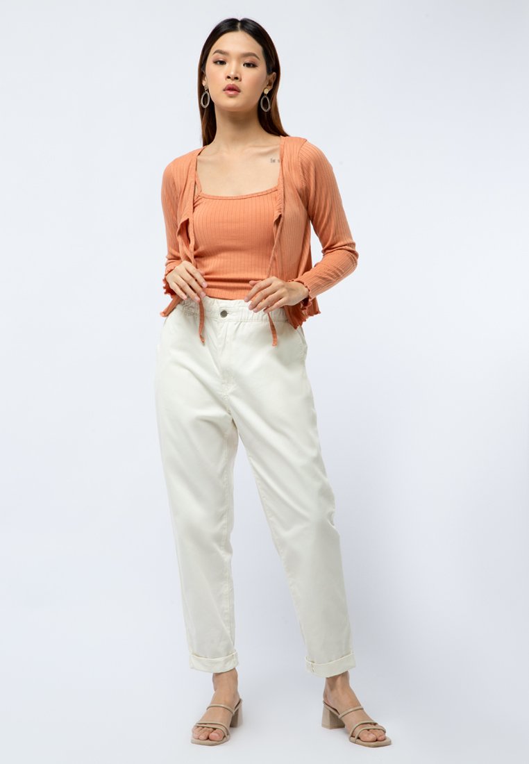 Tied Rib Cardigan