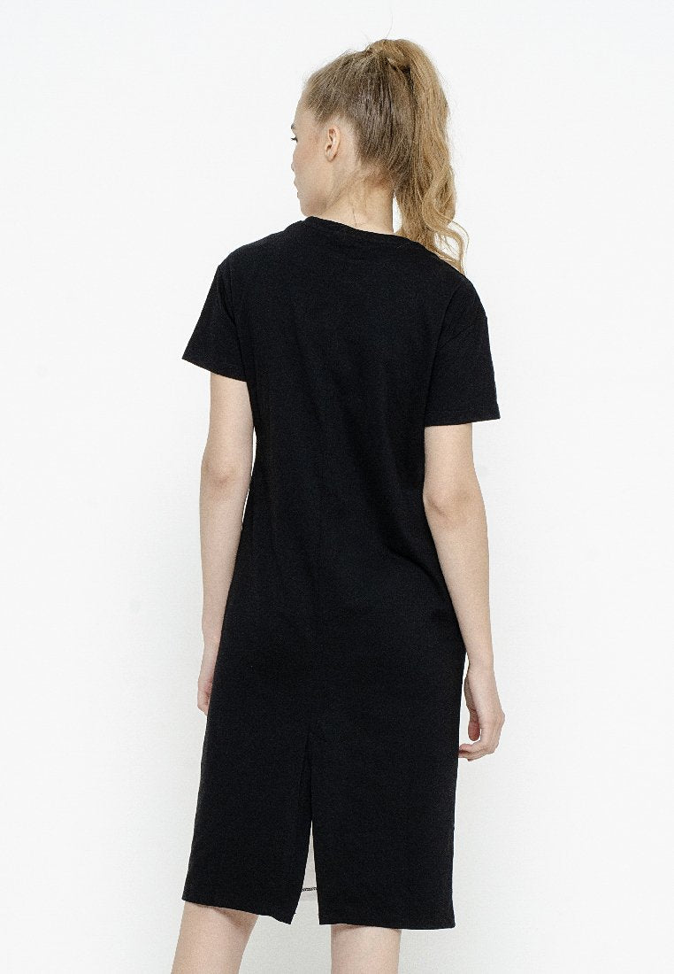 Color Blocking Twisted Dress