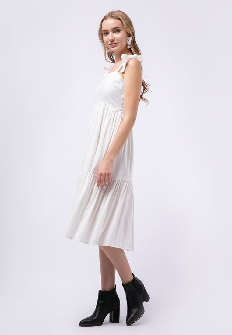 Midi Dress with Straps