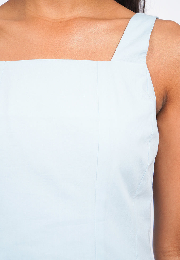 Sleeveless Balloon Midi Dress