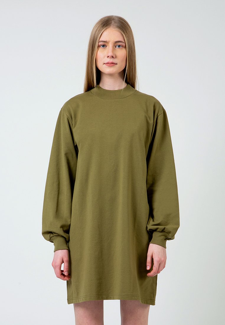Olive Highneck Dress