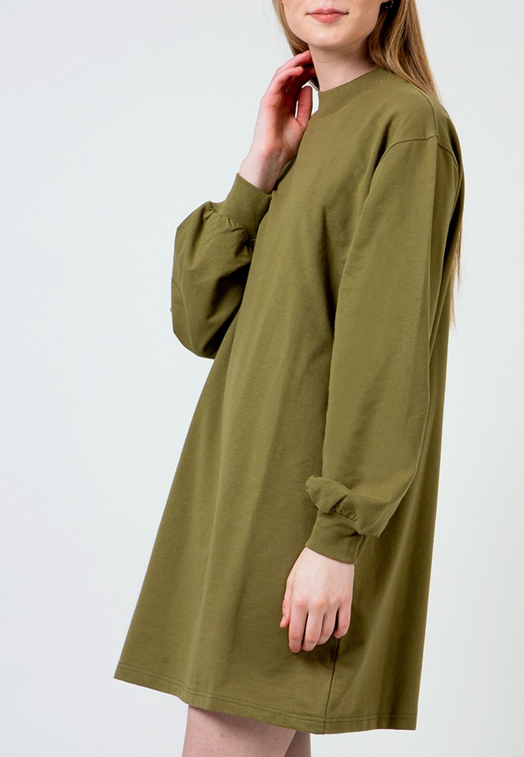 Olive Highneck Dress