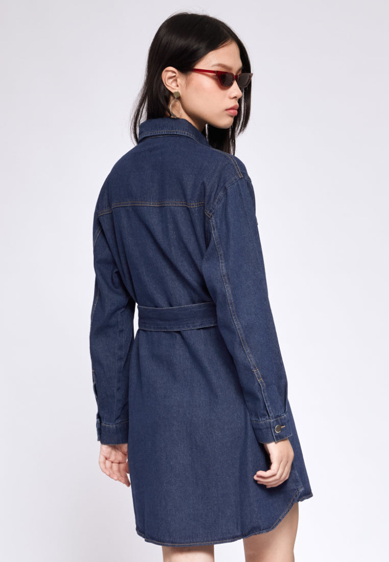Denim Shirt Dress