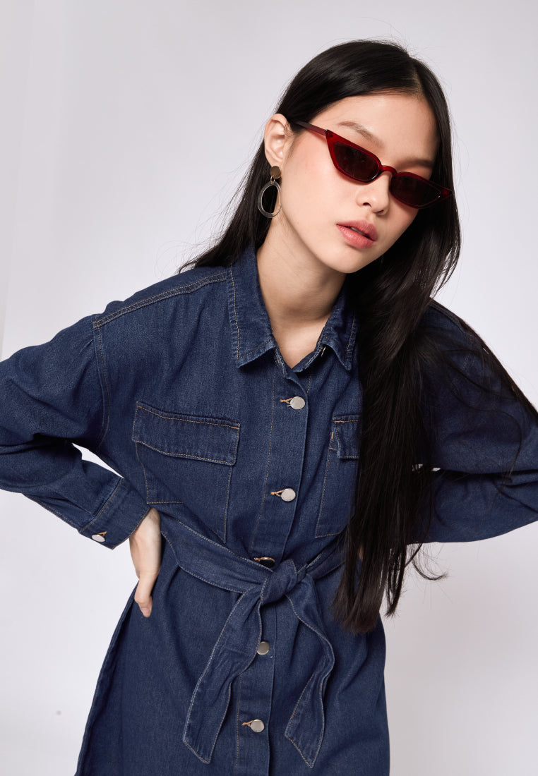 Denim Shirt Dress