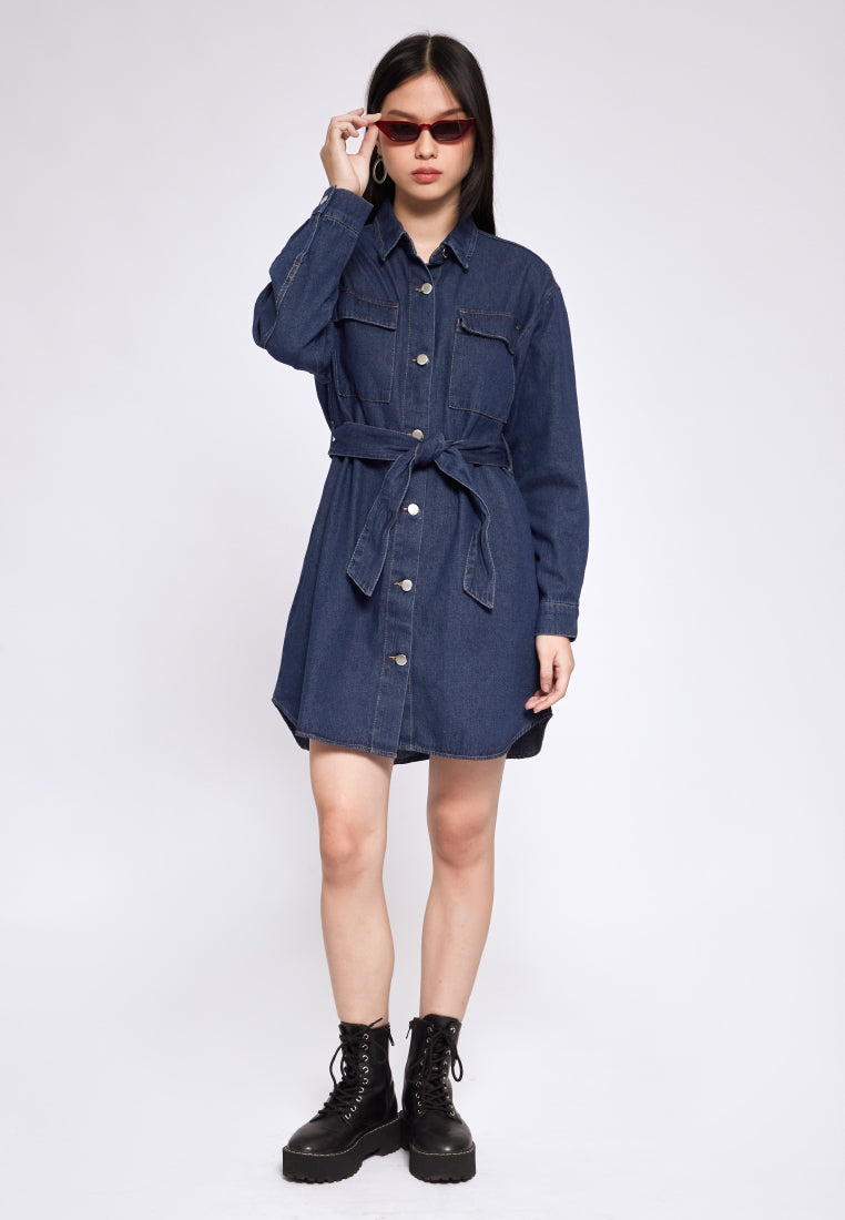 Denim Shirt Dress