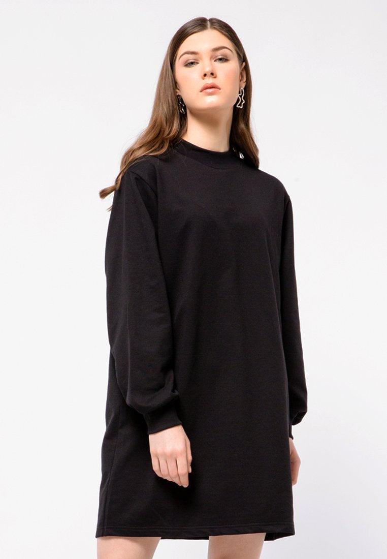 High Neck Mini Dress