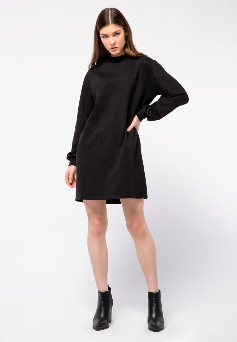 High Neck Mini Dress