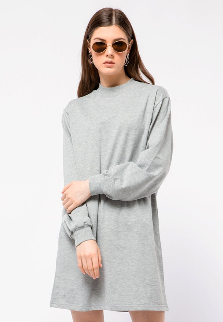 High Neck Mini Dress