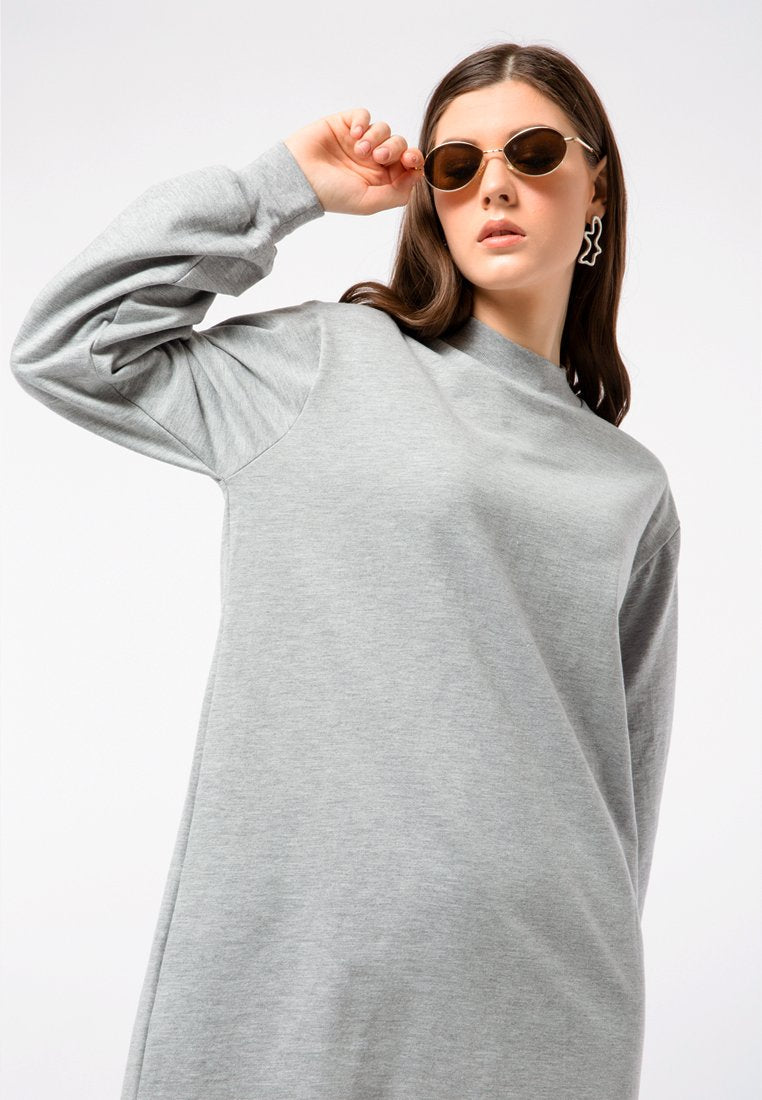 High Neck Mini Dress