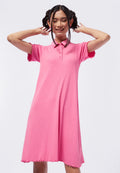 Collared A-Line Mini Dress