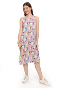 Printed A-Line Dress