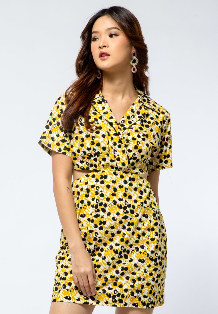 Cut-out Mini Dress