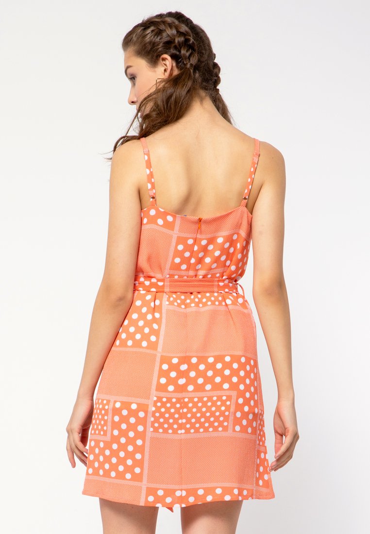 Patch Print Dress