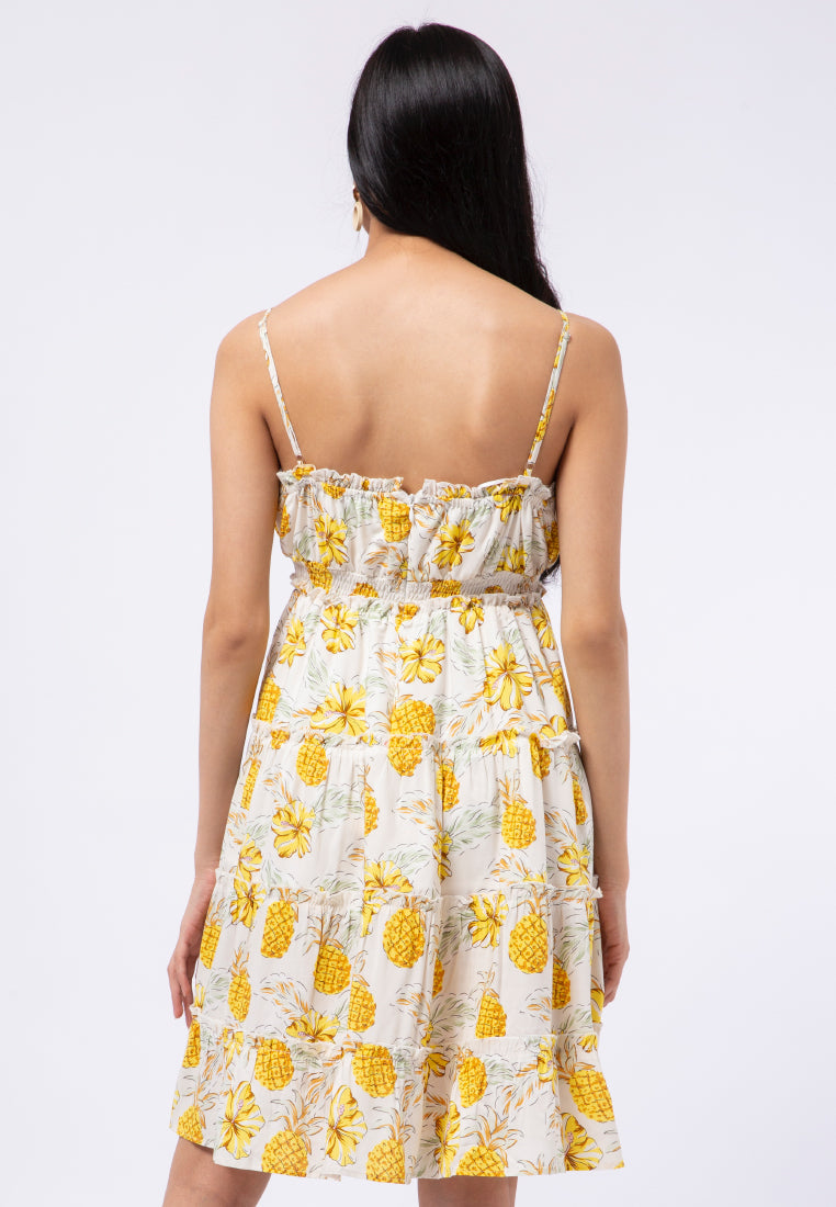 Sleeveless Baby Doll Midi Dress