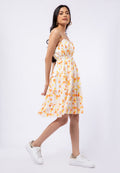 Sleeveless Baby Doll Midi Dress
