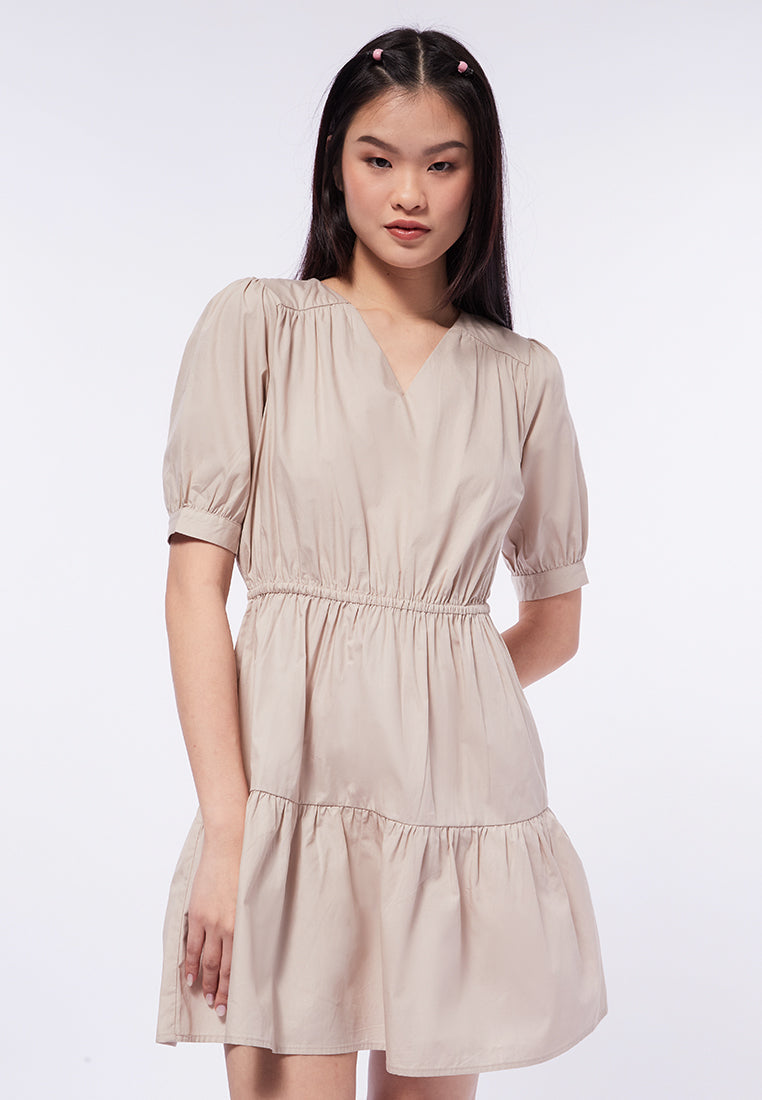 V-Neck Mini Dress