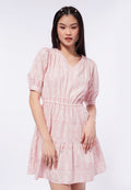 V-Neck Mini Dress