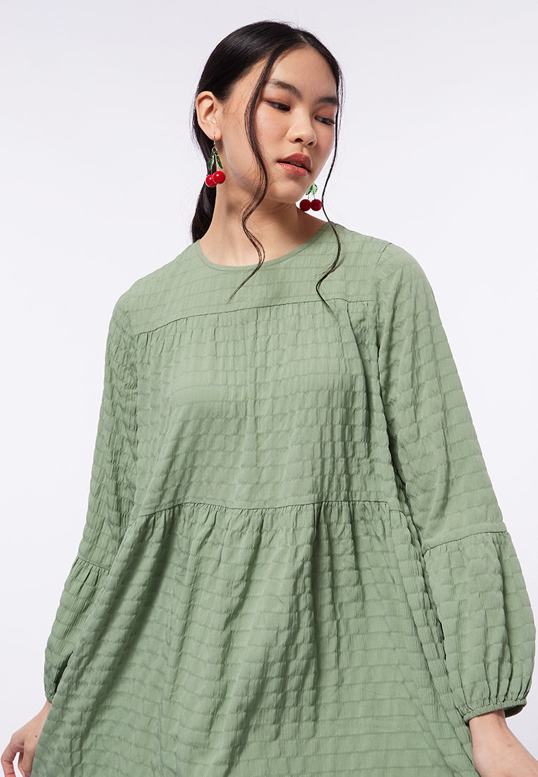 Tiered Swing Mini Dress