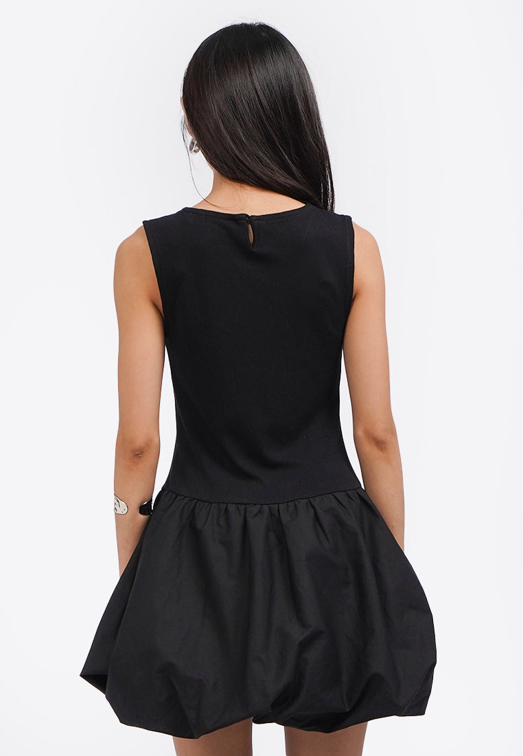 Sleeveless Balloon Mini Dress