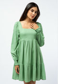 Square Neck Mini Dress