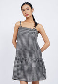 Gingham Strappy Mini Dress