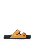 Double Buckle Sandals Mustard