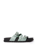 Triple Straps Sandals Dusty Green