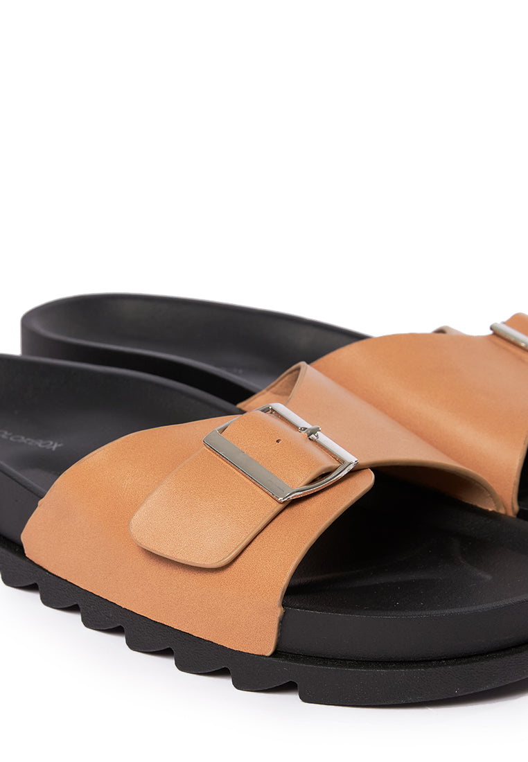 Buckle Sandals Brown