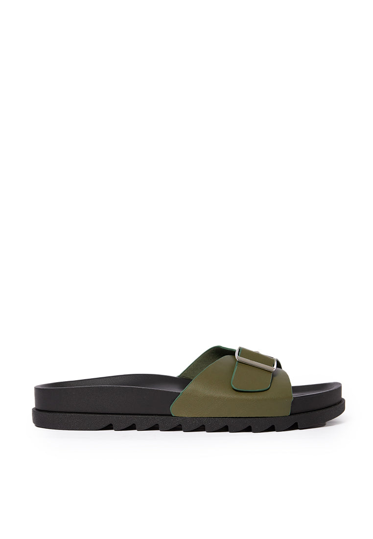 Buckle Sandals Olive