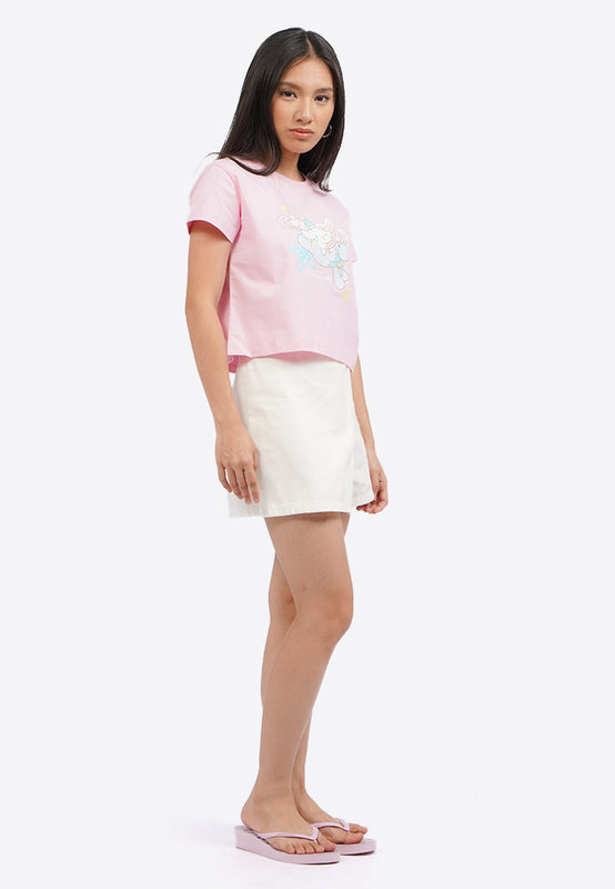 Kuromi Flip Flop Soft Pink