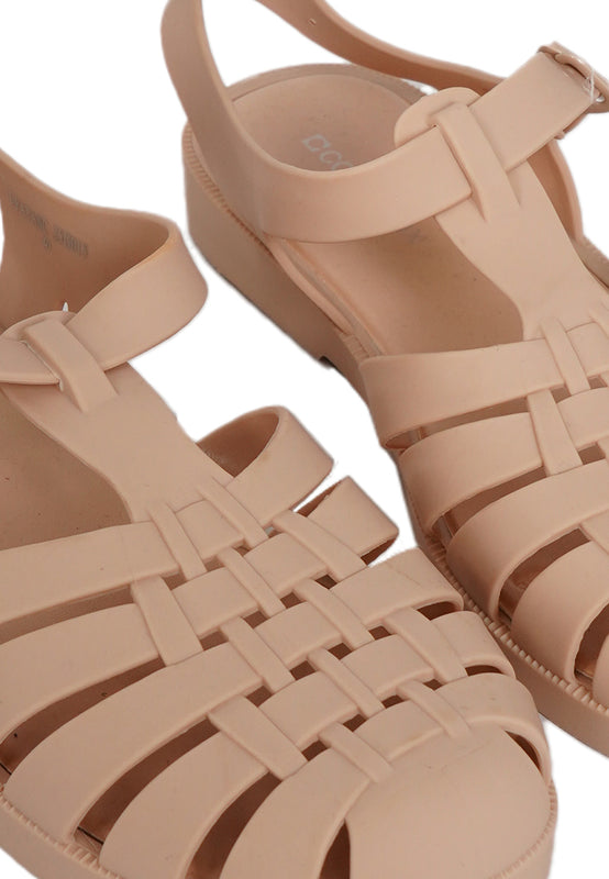 Beige Jelly Sandals