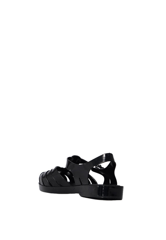 Black Jelly Sandals