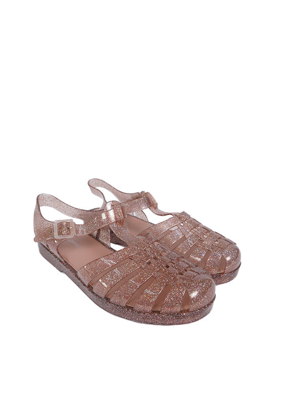 Dusty Pink Jelly Sandals