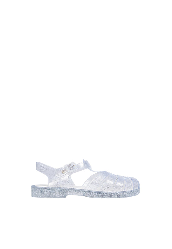 White Jelly Sandals