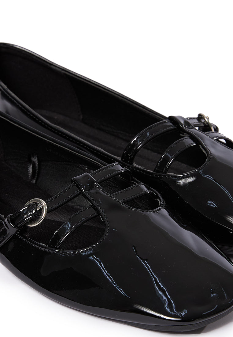 Black Ballerina Flats