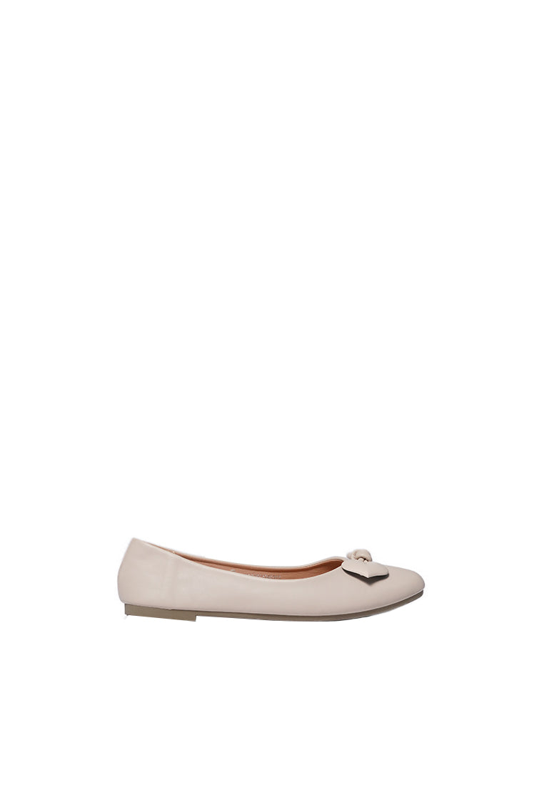 Beige Ballerina Flats